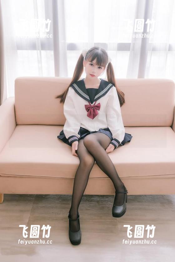 喵糖映画：美图里的jk制服少女，黑丝比巧克力还甜！