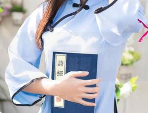 UGirls尤果网 - 原图新鲜出炉，慕羽茜校服预算是不够啊，哈哈！